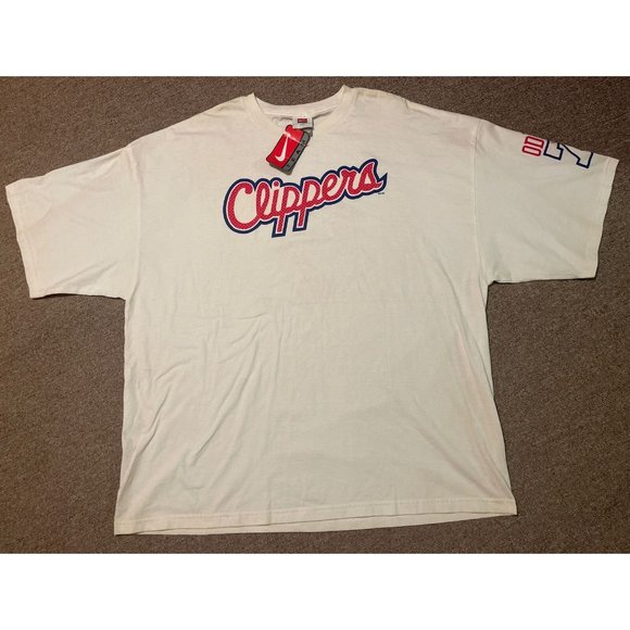 Vintage 2001 3XL Nike Team Lamar Odom LA Los Angeles Clippers NBA T-Shirt NWT - Picture 6 of 11
